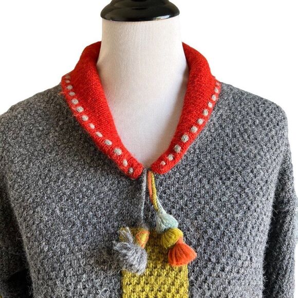 Little Journeys Chicago Alpaca Boho Tassel Sweater Size S - Picture 4 of 7